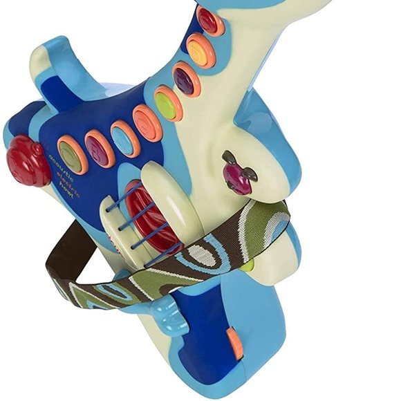 Children's Rocking Dog Woof Guitar Musical Instrument Toy Kids Lights Sounds - Picture 3 of 7